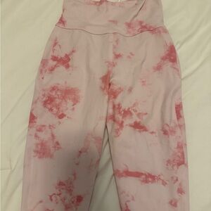Bombshell Sportswear Pink Tie-Dye Leggings